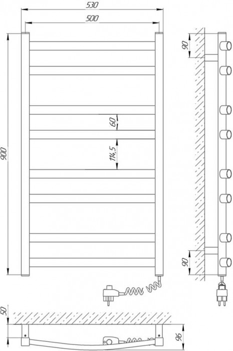 LARIS Grand E CHK P8 R 500x900