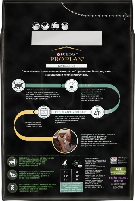Pro Plan Sterilised LiveClear Turkey 1.4 kg