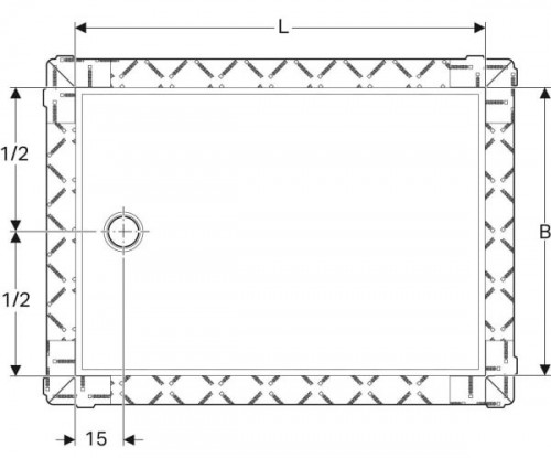 Geberit Setaplano 180x90 154279111