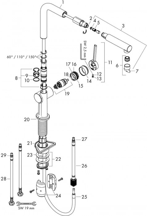 Hansgrohe Talis M54 72808000