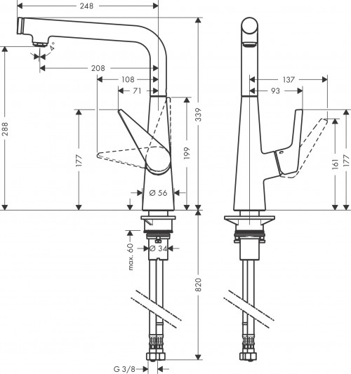 Hansgrohe Talis Select M51 72825000