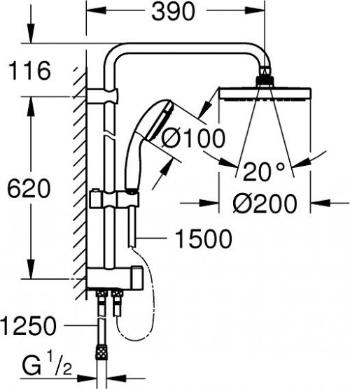 Grohe Eurosmart 123246R