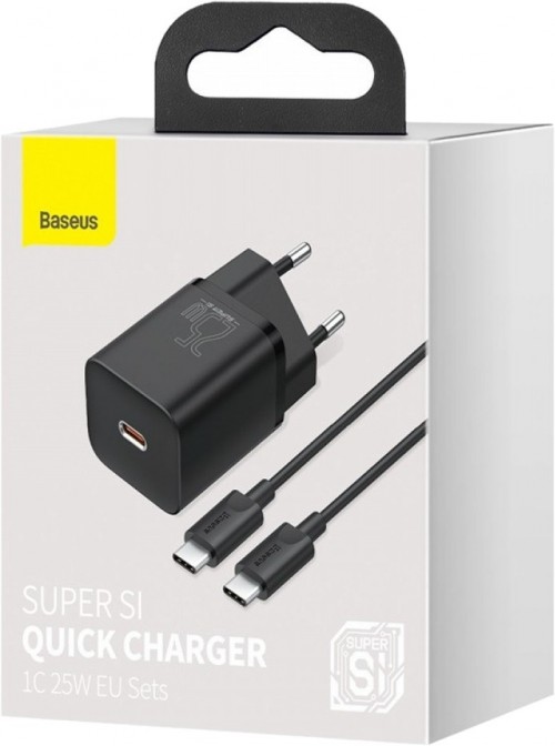 Упаковка BASEUS Super Si Quick Charger 1C 25W