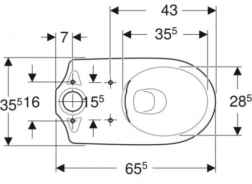 Geberit Selnova Comfort 500.486.01.1