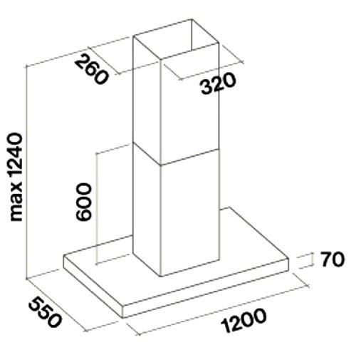 Falmec Plane 120/800 Isola