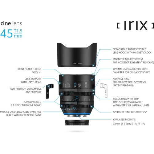 Irix 45mm T1.5 Cine