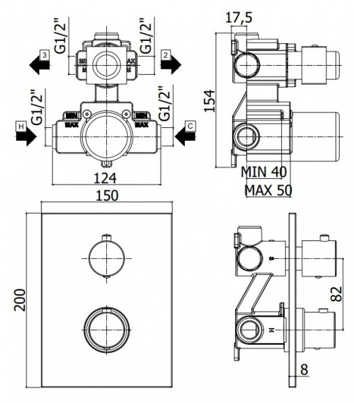 Paffoni Light LIQ518CR