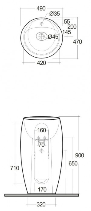 Rak Ceramics Cloud 49 CLOFS5001AWHA