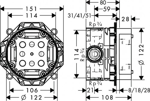 Hansgrohe Crometta E 240 27957000