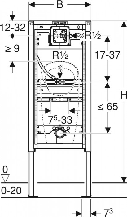 Geberit Duofix 111.676.00.1