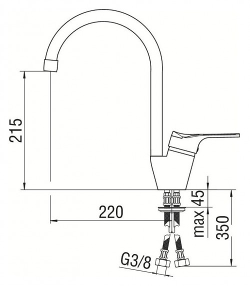 Nobili Rubinetterie Timix TX27113CR