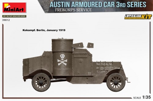 MiniArt Austin Armoured Car 3rd Series Freikorps Service (1: