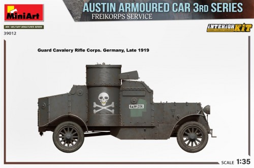 MiniArt Austin Armoured Car 3rd Series Freikorps Service (1: