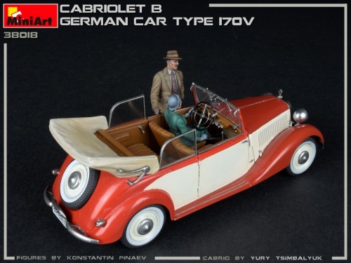 MiniArt Cabriolet B German Car Type 170v (1:35)