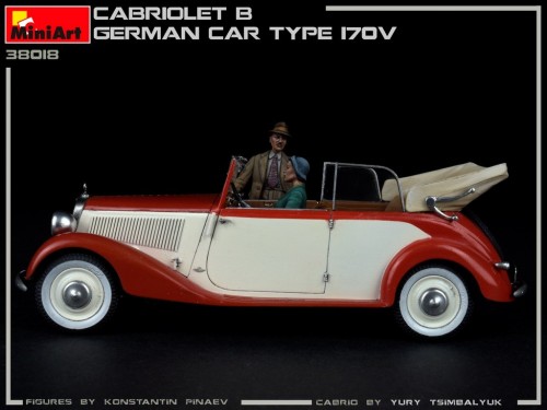 MiniArt Cabriolet B German Car Type 170v (1:35)