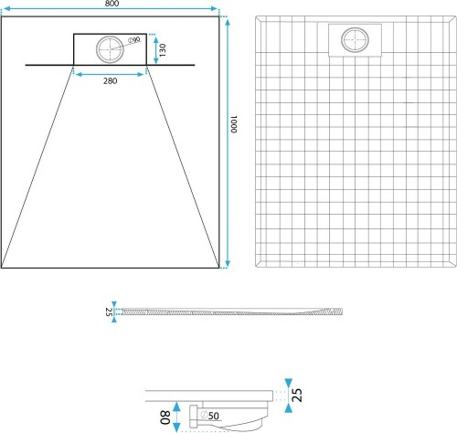 REA Bazalt 80x100 REA-K3300