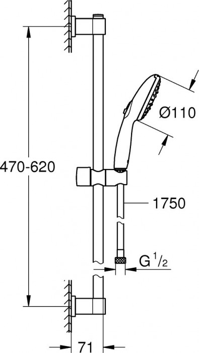 Grohe Vitalio Start 110 26032001