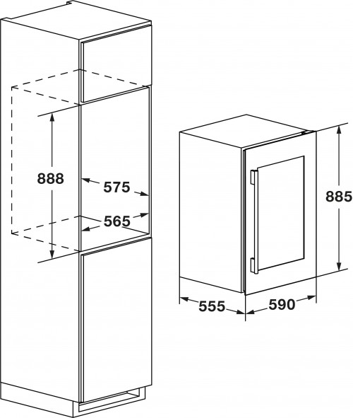 Fulgor Milano FWC 8800 TC BKX