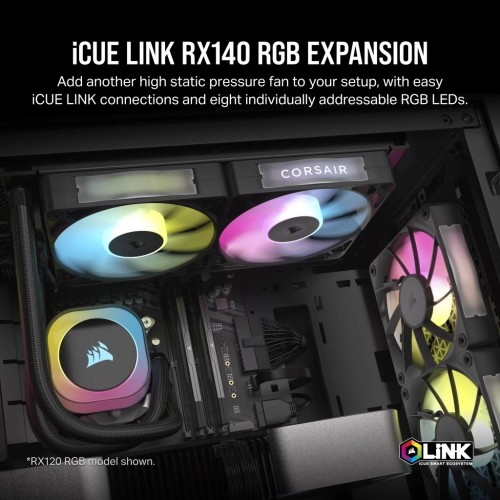 Corsair iCUE LINK RX140 RGB PWM Black
