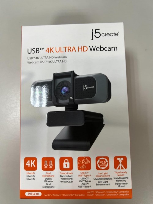 j5create USB 4K ULTRA HD Webcam