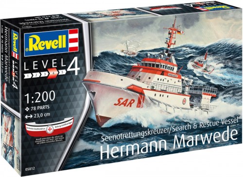 Revell Seenotkreuzer Hermann Marwede (1:200)