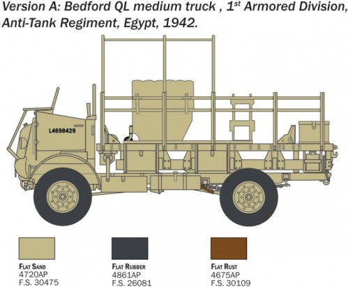 ITALERI Bedford QL Medium Truck (1:35)