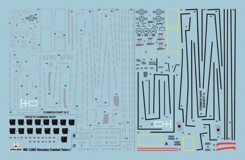 ITALERI Mc-130e Hercules Combat Talon I (1:72)