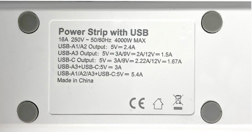 Remzona Power Strip 4 USB