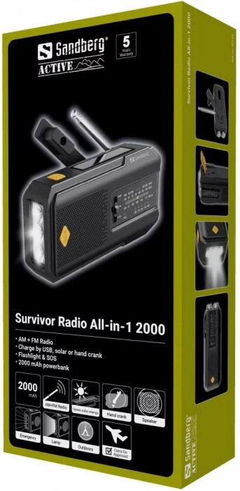 Sandberg Survivor Radio All-in-1 2000