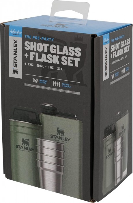 Stanley Adventure Pre-Party Shot Glass + Flask Set