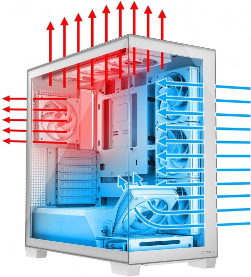MODECOM VOLCANO STELLAR ARGB MIDI 8F White