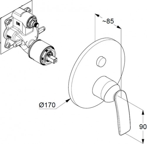 Kludi Balance 526590575