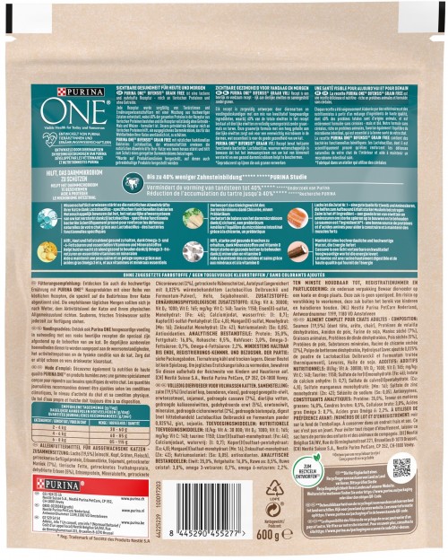 Purina ONE Adult Grain Free Salmon 600 g