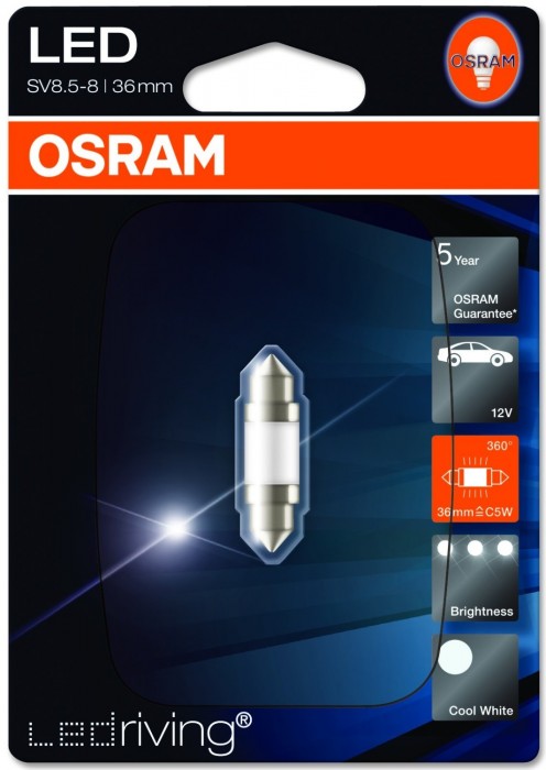 Osram C5W 6000K 6498CW-01B