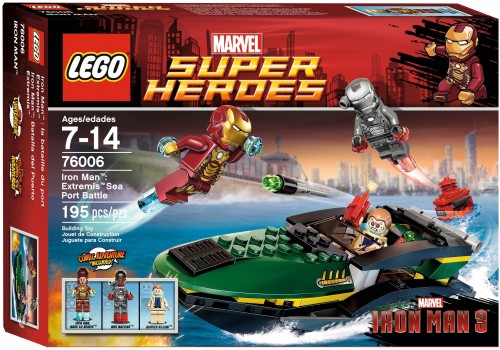 Lego Iron Man Extremis Sea Port Battle 76006