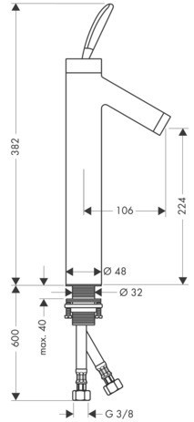 Axor Starck 10028