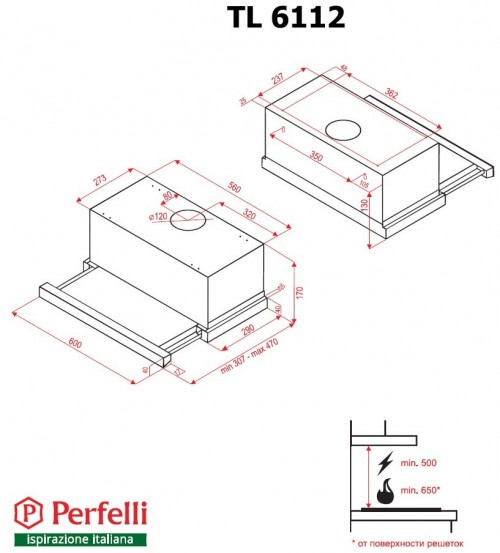 Perfelli TL 6112 W LED