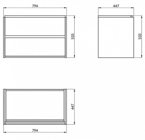 Cersanit Crea 80 stand