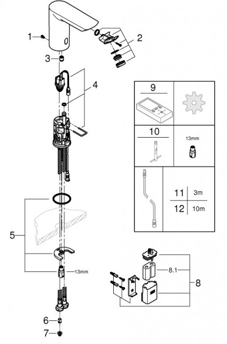 Grohe Bau Cosmopolitan E 36452