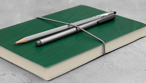 Ciak Plain Notebook large Green