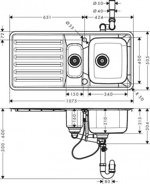 Hansgrohe S41 S4113-F540 43339