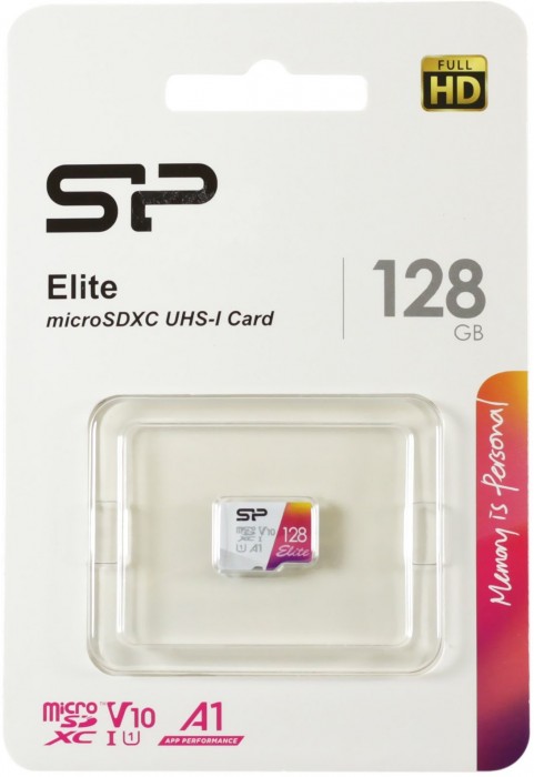Упаковка Silicon Power Elite microSDXC UHS-I U1 Class10 V10