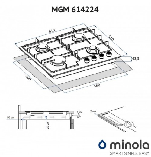 Minola MGM 614224 WH