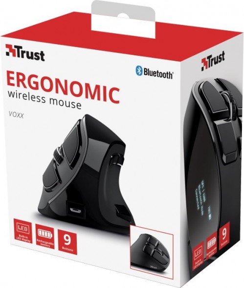 Trust Voxx Rechargeable Ergonomic Wireless Mouse