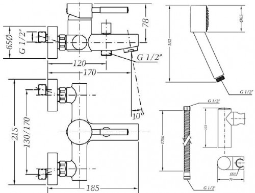 Genebre Tau 03TA1-bath