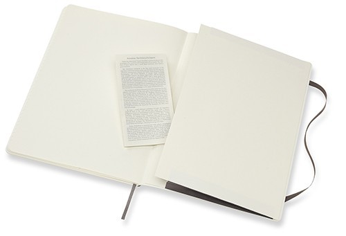 Moleskine Plain Notebook A4 Soft Brown