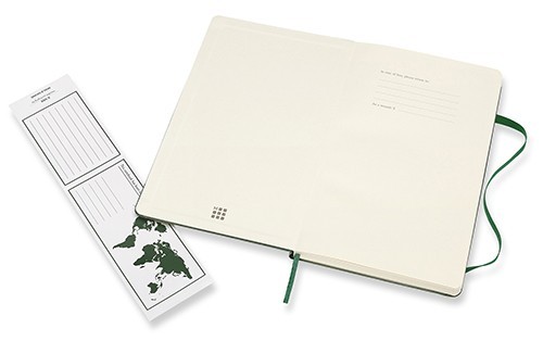 Moleskine Plain Notebook Large Green