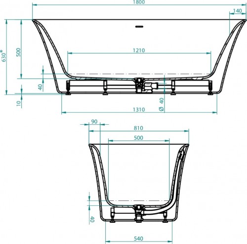 Balteco Fiore 180x81