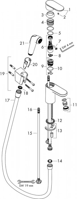 Hansgrohe Vernis Blend 71215000