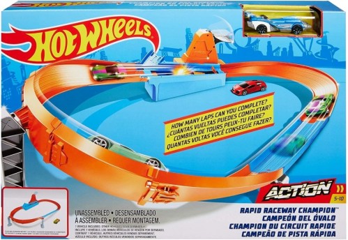 Hot Wheels Rapid Raceway Champion Track Set GJM75